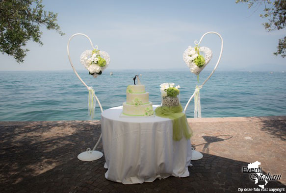 trouwen aan het Gardameer in Italië